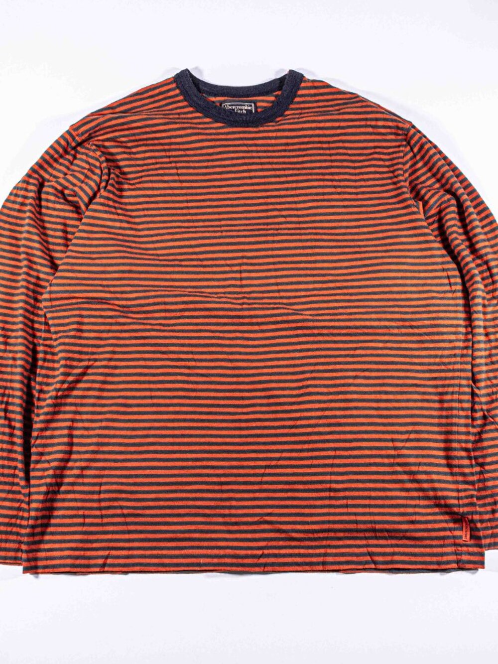 Vintage 90s Abercrombie & Fitch Striped Long Sleeve T-Shirt Mens XL Grunge